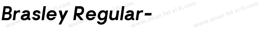 Brasley Regular字体转换